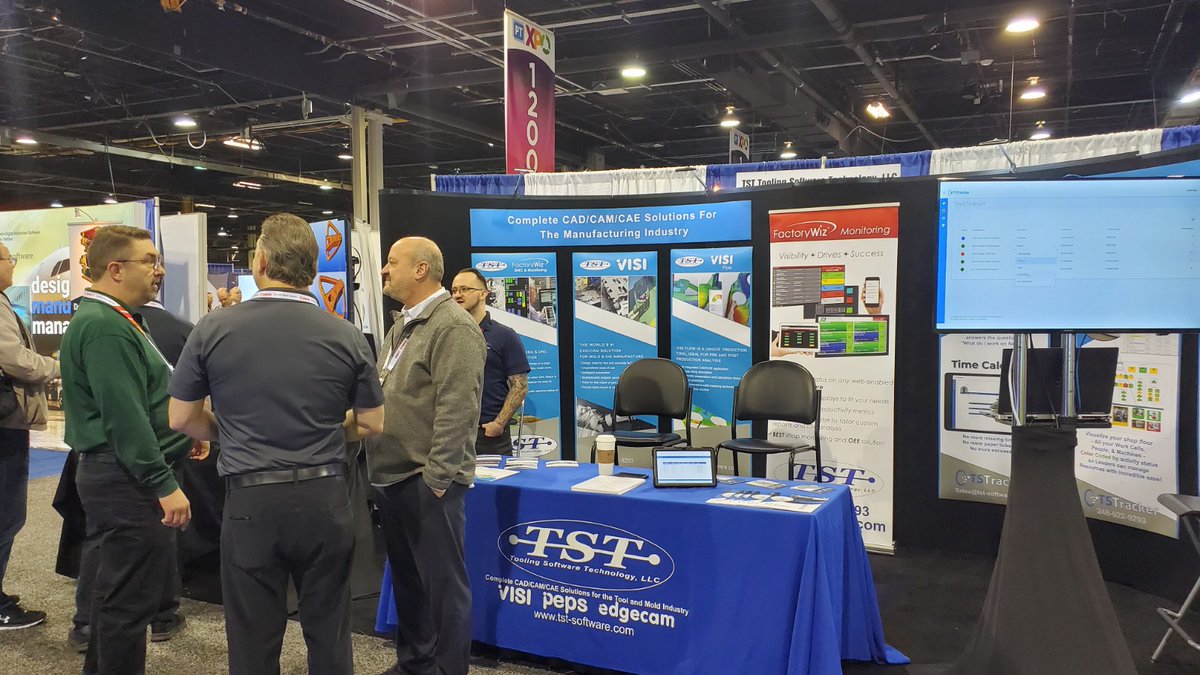 TST_Software's tweet image. Busy first day at the PT Expo, make sure to stop by our booth over the next few days.  We want to hear what you have going on!