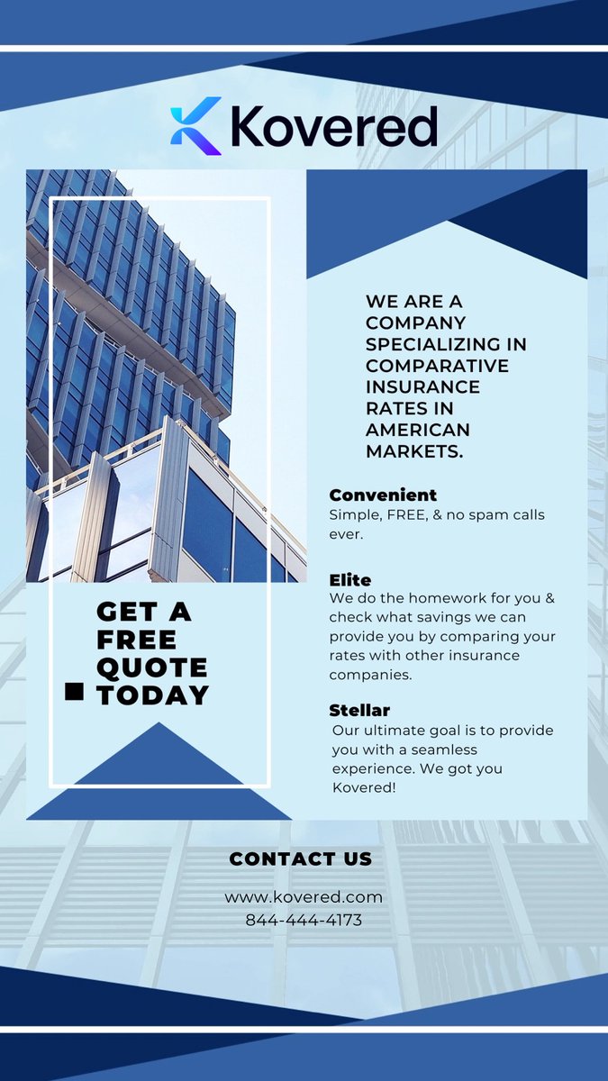 getkovered's tweet photo. Get Kovered today! Visit https://t.co/p4knqUWuFX or call us 844-444-4173 ☎️ #homeinsurance #businessinsurance #commercialinsurance #kovered #koveredinsurance #getkovered #autoinsurance #insurancebroker #insuranceagency #petinsurance #freequote #insurance https://t.co/JcUyGze1ft
