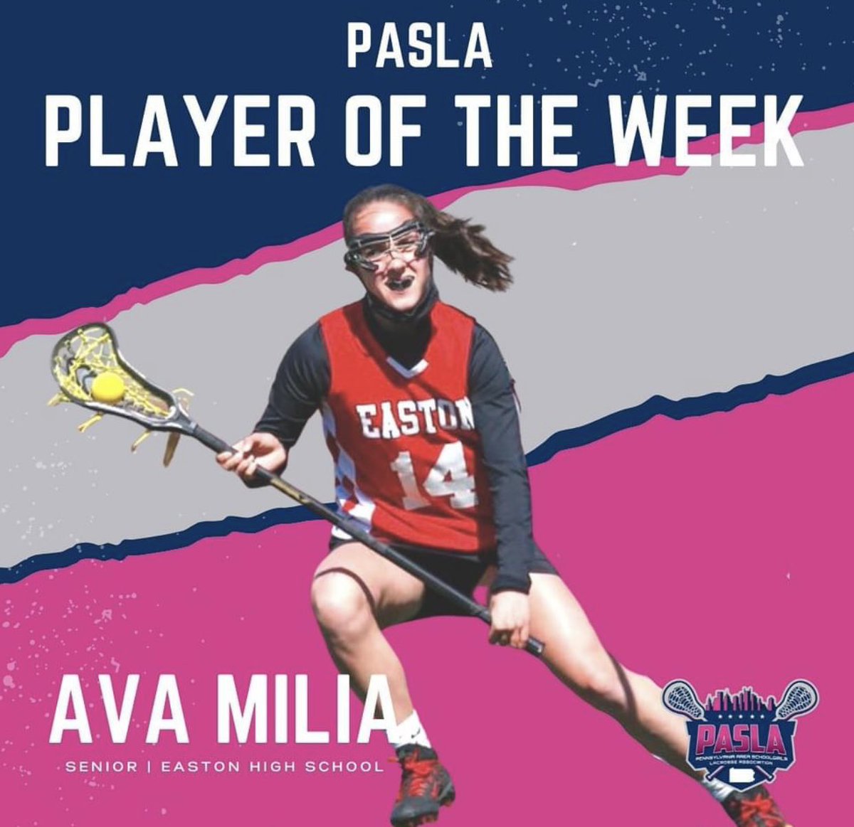 Congratulations to our very own Ava Milia for earning PASLA Player of the Week! 🐾🐾