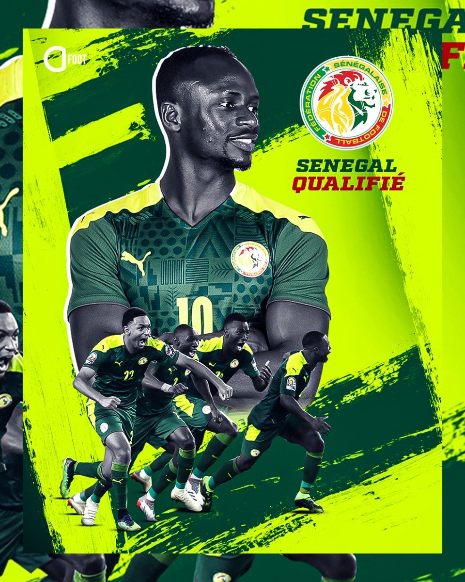 ActuFoot_'s tweet image. LE SÉNÉGAL JOUERA LA COUPE DU MONDE 🇸🇳🔥