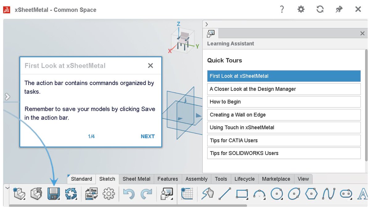 marieplanchard1's tweet photo. #FormingtheFuture #xSheetMetal #SheetMetal #CloudCAD #SOLIDWORKS now in 3D Designer for Education &amp; #3DEXPERIENCESOLIDWORKSForStudents with great tutorials @solidworksedu @3dxedu https://t.co/ONolPQyIV7