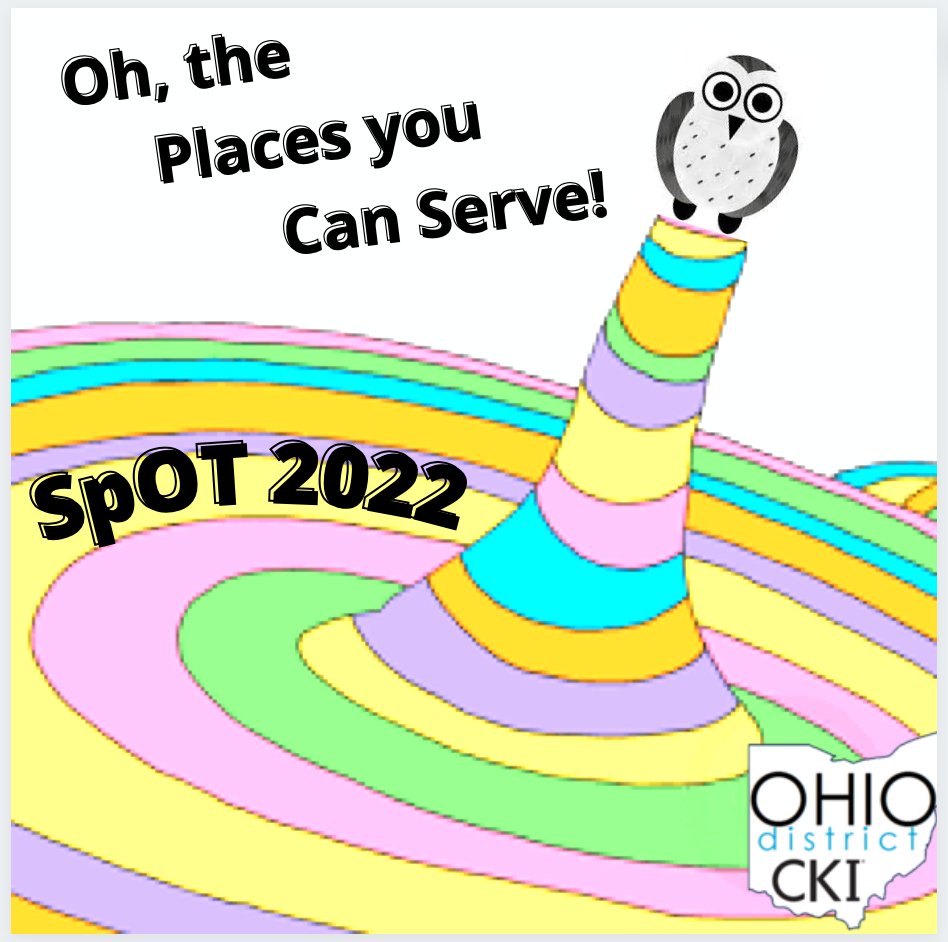 OhioDistrictCKI's tweet photo. Spring Officer Training (SpOT) is set for Saturday, May 21st at 9am on Zoom. Registration is free for this event and will open on April 1st!
For more details and to register April 1st, visit: https://t.co/CkmDLr8Cj0
#odcki #springofficertraining #leadership https://t.co/e3xQemAKTQ