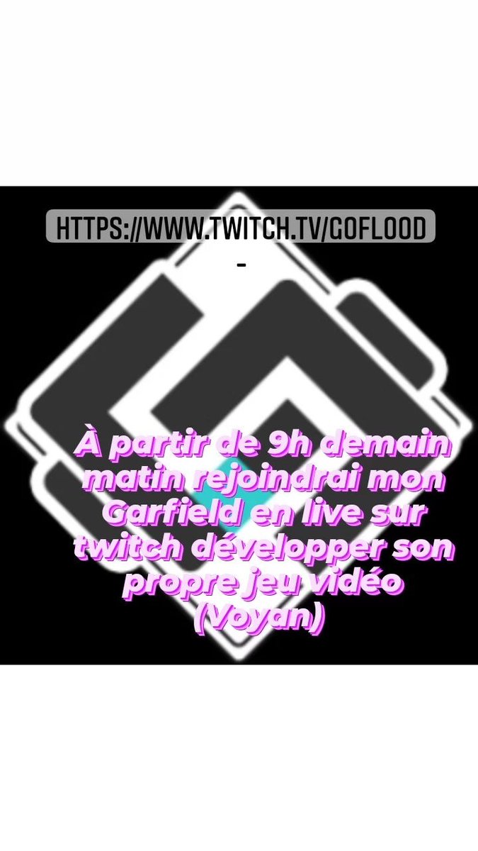 KaoucheZ's tweet photo. Je vous invite à rejoindre mon Garfield en live sur twitch à 9 h 
https://t.co/43VsA8jnLg https://t.co/sIES8xW9hp