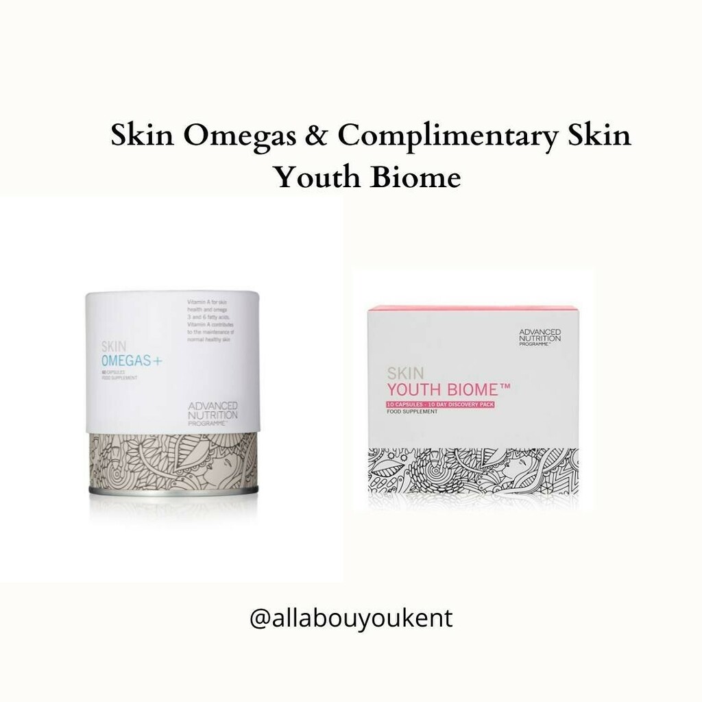 Suffering dry and dehydrated skin?
Worried about hair loss? 

Skin Omegas+ support skin hydration and health across the whole body, including the scalp. Research suggests Omega 3 supplement helps hair strength and growth. Omega-3 and 6 can increase hair … instagr.am/p/Cbst1PgoJ3G/