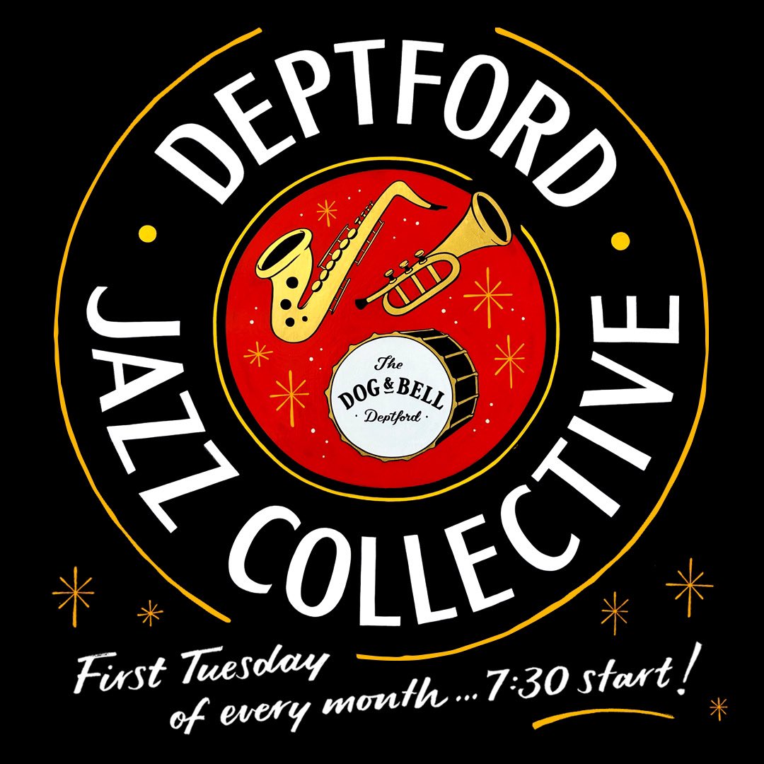 thedogandbell's tweet photo. The Dog & Bell Presents - Deptford Jazz Collective 🎷🎺
Every first Tuesday of the month! 7.30pm start 🎹
#deptford #jazzcollective #selondon https://t.co/Pcfrsiymin