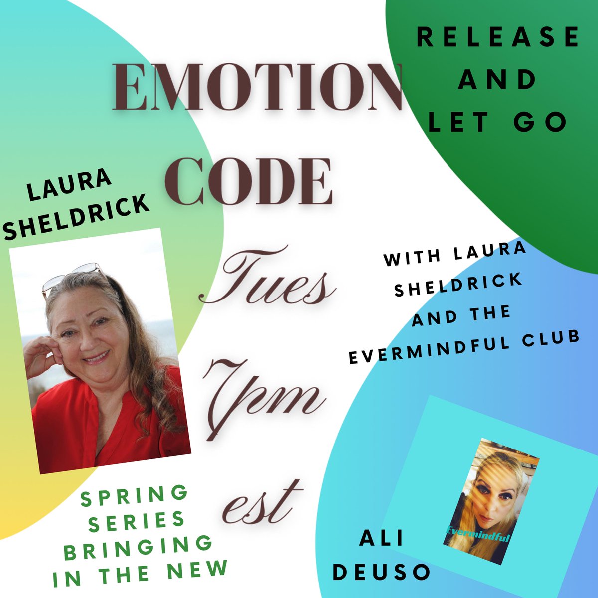 AnityeConsult's tweet image. Join us tonight at 7 PM ET on Clubhouse! clubhouse.com/@laurasheldrick #emotioncode #springseries #releaseandletgo