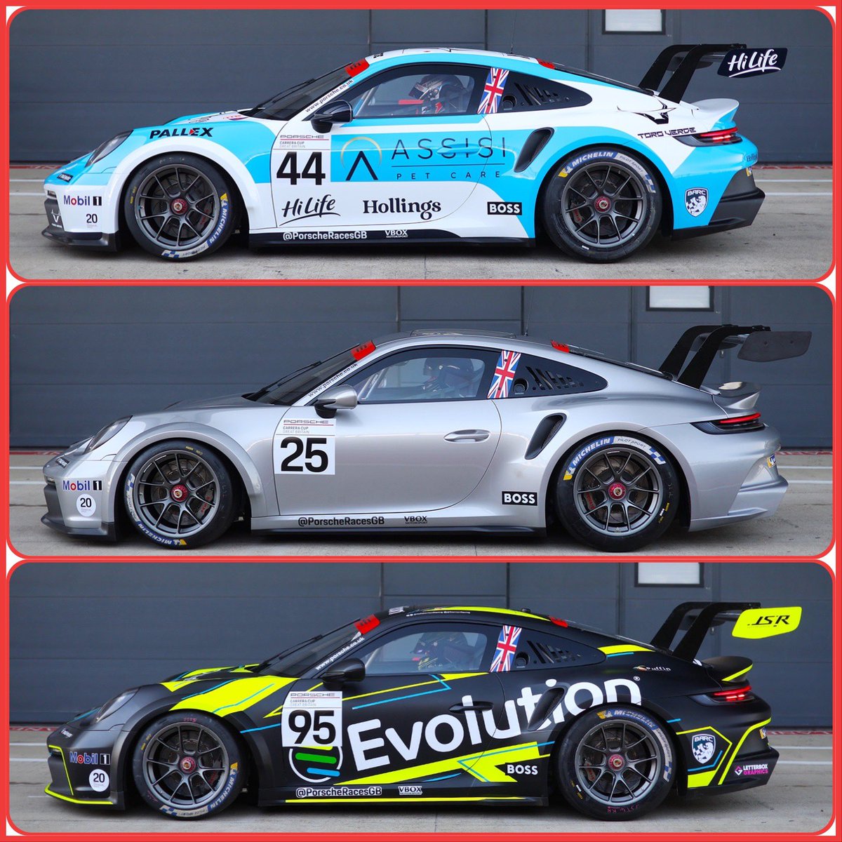 racing_porsche's tweet photo. Know your colours
#Porsche #CarreraCupGB🇬🇧
#AmClass #SpottersGuide 

#PorscheMotorRacing https://t.co/XXFAGZ0Gof