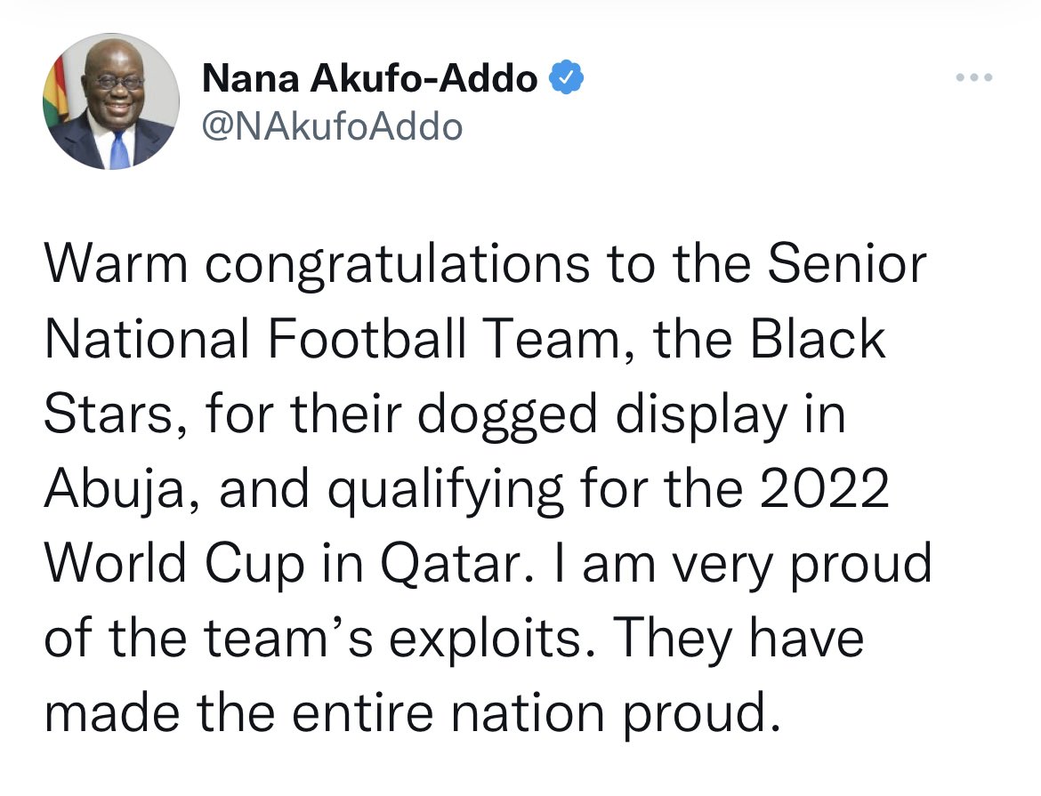 What a way to celebrate your birthday Mr President😍🇬🇭😍🇬🇭😍🇬🇭😍

#PulseSports #JollofDerby #NGAGHA #NIGGHA #nigeriavsghana