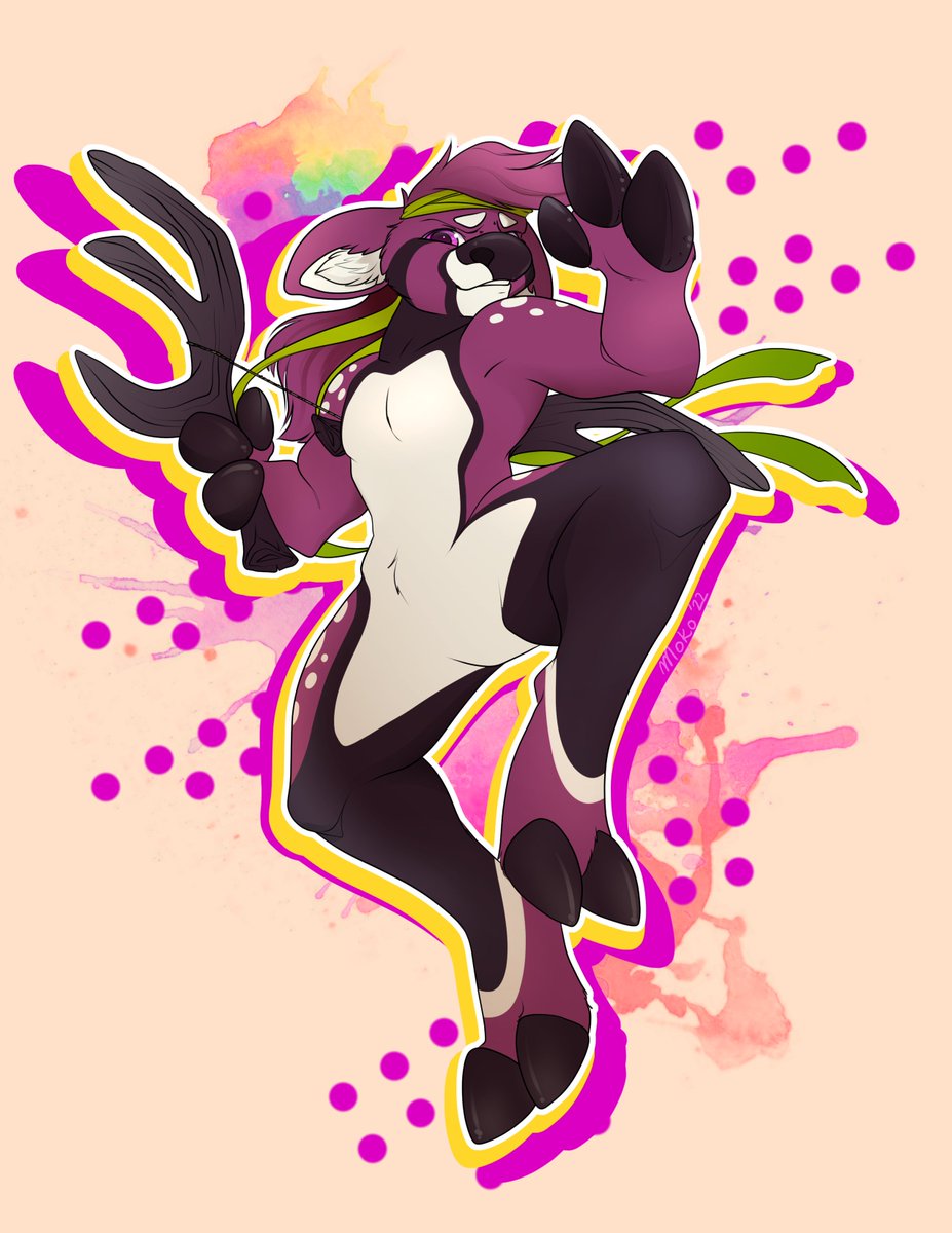 mokobuns's tweet photo. I  made drew this Patreon reward for the amazing @violetance and I'm SO HAPPY WITH IT!! Man I wish I had more free time so I can draw more stuff like this https://t.co/fz1AJ4uhyi