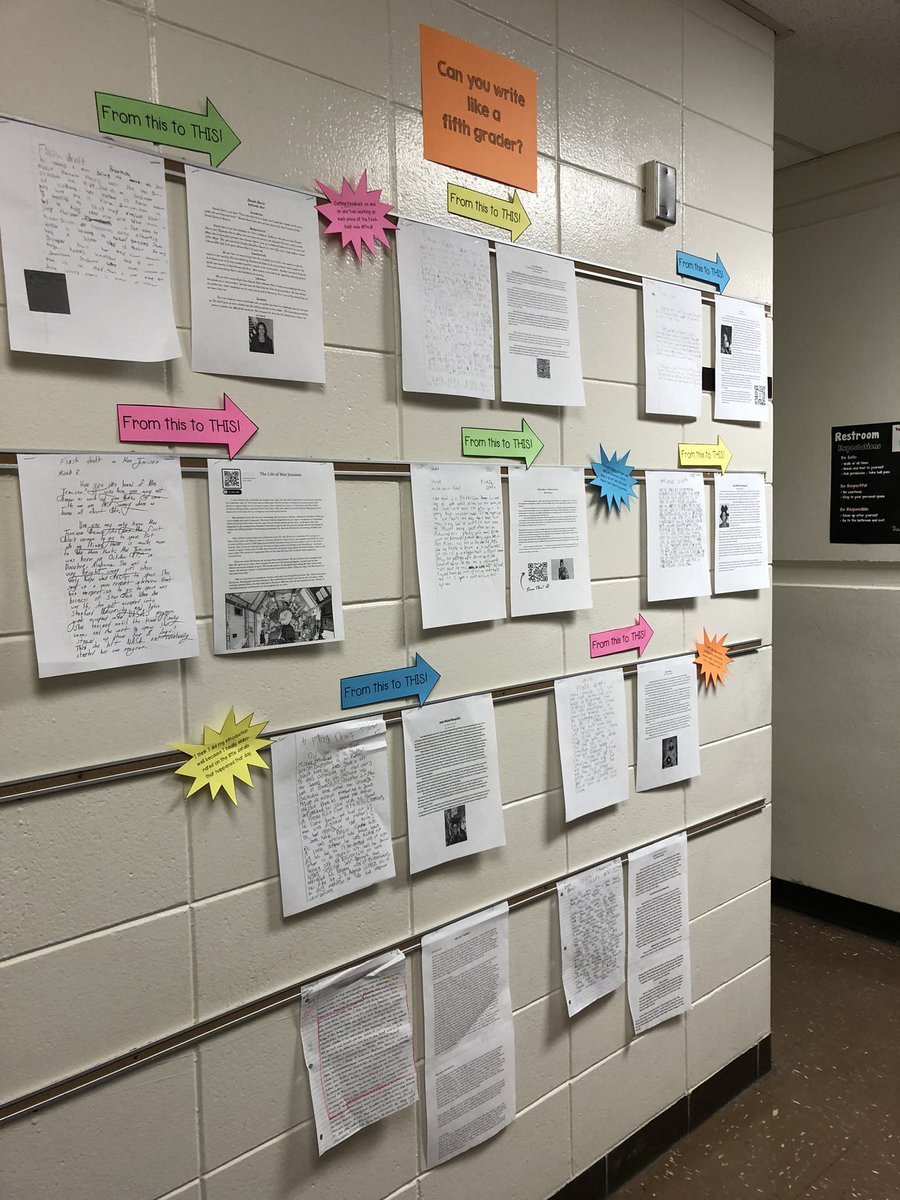 wheeler5th's tweet photo. 5th graders worked hard to research a Black Hero of their choice and went above and beyond to transform their writing. Can you write like a 5th grader? #5thgradewriting #blackhistory #BlackHistoryMonth https://t.co/7Kj7SBDDJf