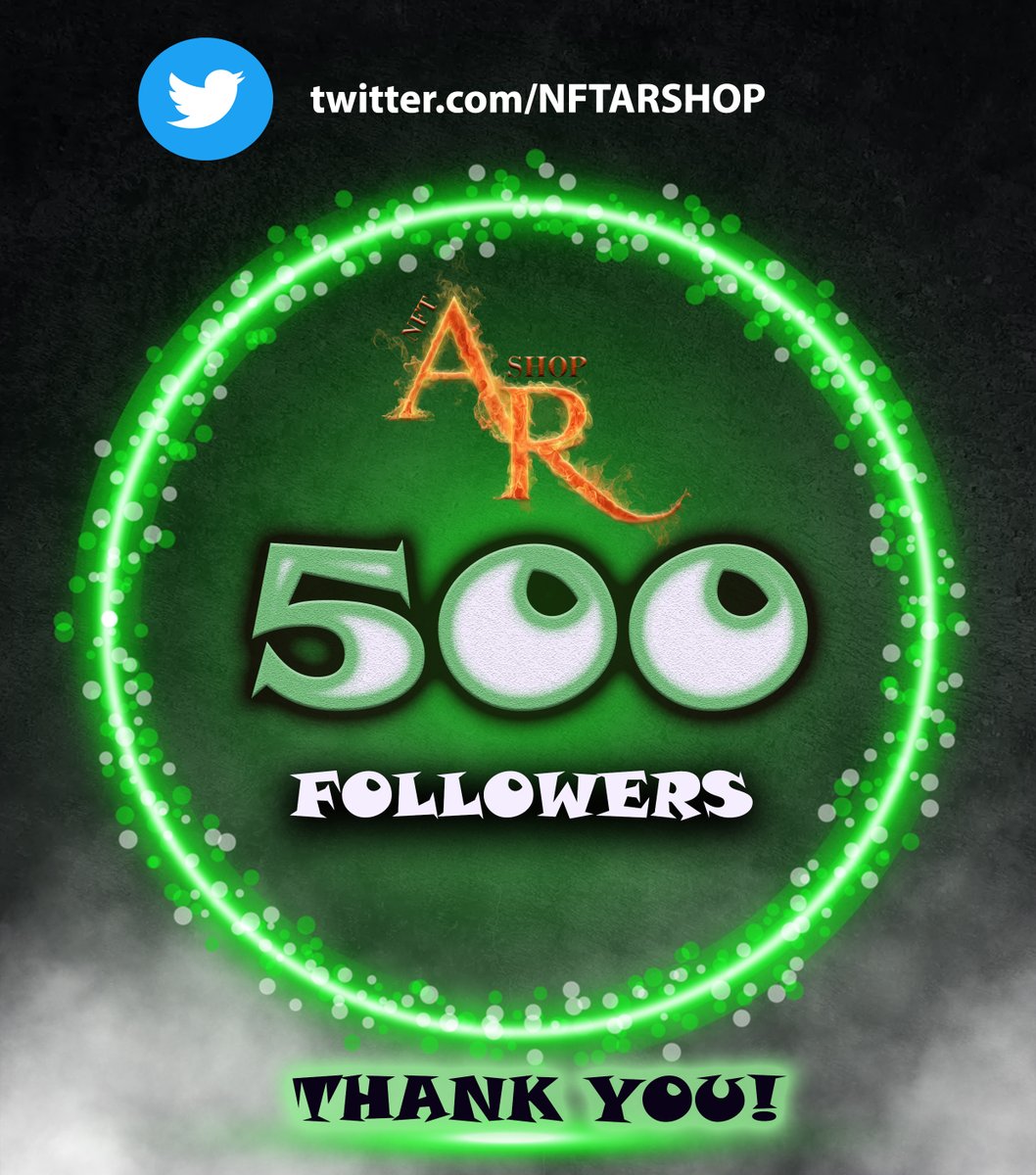 NFTARSHOP's tweet photo. 💯We are 500 FOLLOWERS on TWITTER!
THANK YOU!❤️

🔥Our current collections:
Smart Brains and Synesthesia:

💯https://t.co/mQAACG0QjN
💯https://t.co/LjMtGEkLAl

🔴https://t.co/QsTRuQ8Tyc
🔵https://t.co/m0Q8BPfGKO
⚫https://t.co/vDVfl8df9Q
⚪https://t.co/1Two6toQZU

#nfts #art https://t.co/iYhlMiAzXf