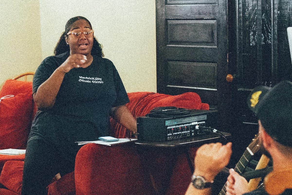MaverickCityMSC's tweet photo. Reminiscing on this moment, in this room, writing "Jireh" not knowing the impact this song would have. It blows us away to see how much God has used this song to bless and minister to so many. 

Just want to encourage you to take what you have and trust God to multiply it. 🙏🏾 https://t.co/BqH9GM78py