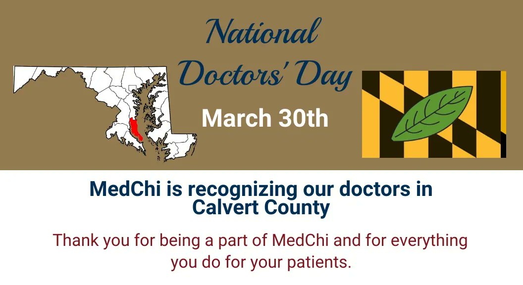 MedChi on Twitter "Next on our countdown to NationalDoctorsDay we