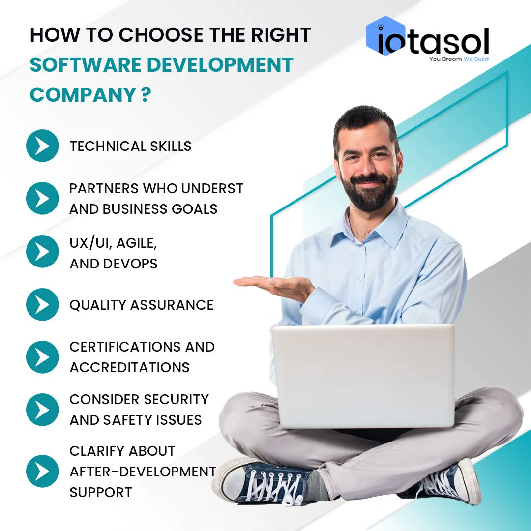Iotasol's tweet image. Are you on the lookout🧐for the top #softwaredevelopmentfirm to meet your requirements?
Let us know what you're thinking, and we'll help you design #customsoftware that will boost📈 your company's production and efficiency.
📲buff.ly/3nMECiI