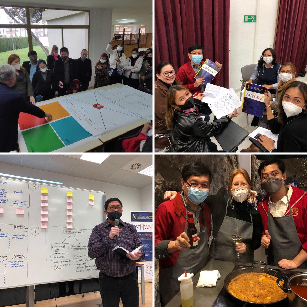 pathway2employ's tweet photo. We had such a successful 🥳 first training of trainers workshop last week in #Alicante that we want to flashback to it and share some of the memories! One thread for each day of the week. Care to join us? 😉 #Pathway2Employability #ErasmusPlusCBHE @EUErasmusPlus @UA_Universidad https://t.co/9N2tT5PaTy