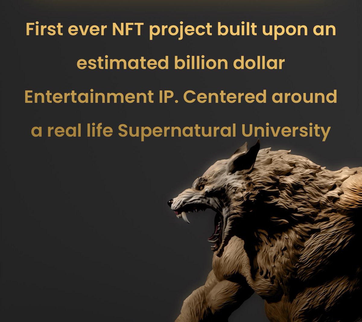 CryptidUFan's tweet photo. Ok this is super cool!!!!!  Is this what the NFT’s are going to look like? @UofSN @Lycan_NFT https://t.co/oIwKBKmyFU