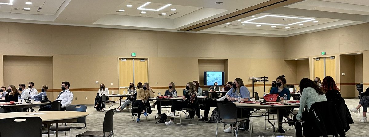 NicoleCarritt's tweet photo. Today, @unmc is excited to welcome students from the KHOP program at @UNKearney. Learning about wellness and resilience, these faces are the future of Nebraska’s rural healthcare workforce. https://t.co/d577aZGyJS