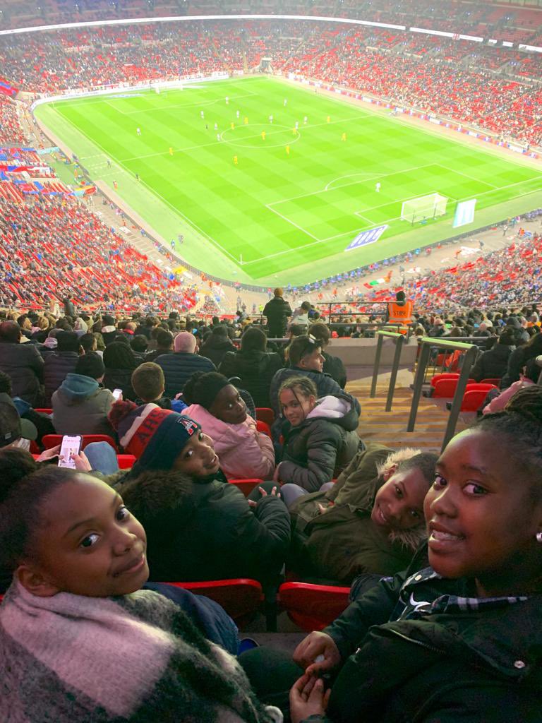 StAndrewsSW9's tweet photo. Y6 at Wembley right now! #comeonengland #wembley #wembleystadium #sw9partnership #ivorycoast https://t.co/1FSButqEpu