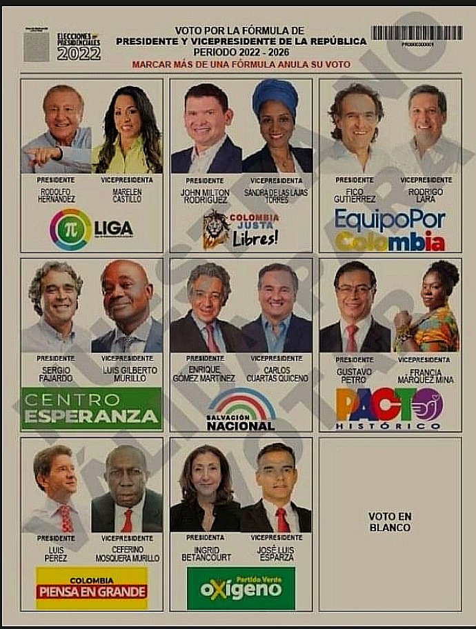 LLANOSRU's tweet photo. #EleccionesColombia 2022 🇦🇲
Por Quién es tu Voto? https://t.co/GiARRJ54c4