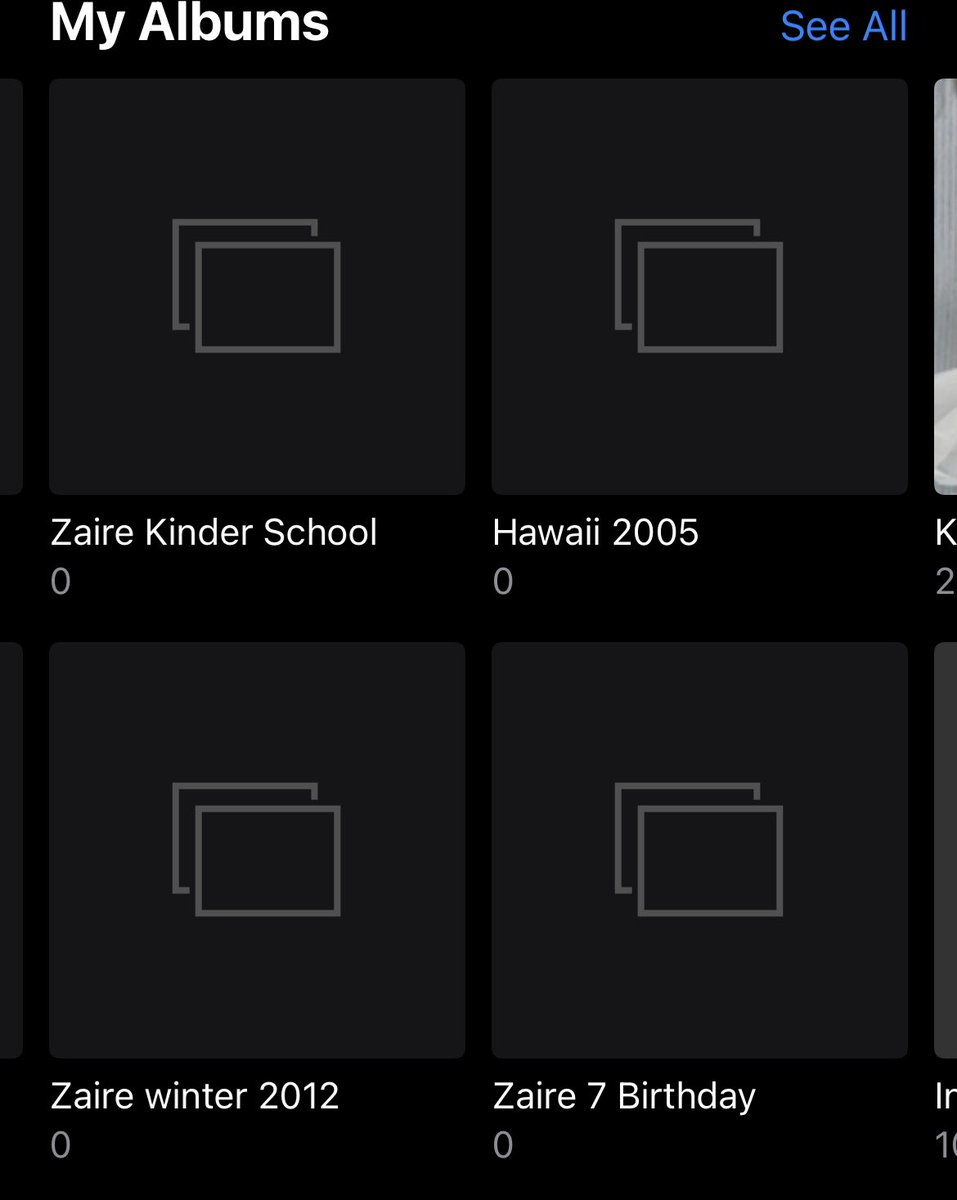 ProfessorXavior's tweet photo. ⁦@AppleSupport⁩ I have a lot of empty folders and I do not understand why. How can I get my photos back? https://t.co/4f3Ua7ZLiO