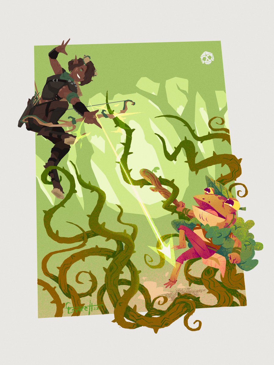 I had so much fun collaborating with <a href="/roll4_dan_mage/">Dan.L</a> on this imagined sparring session of our characters Lena and Oaki Doki from separate games. I really enjoyed the challenge of melding our aesthetics, and am looking forward more projects like this in the future.