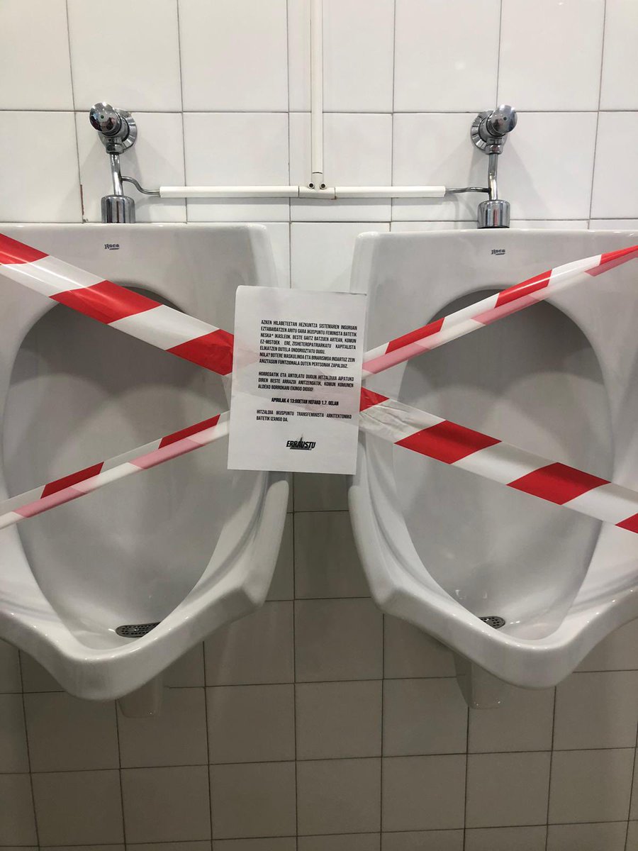 Gaur komun komunen beharra aldarrikatzeko ekimenak egin ditugu campuseko fakultate desberdinetan🔥
1/8