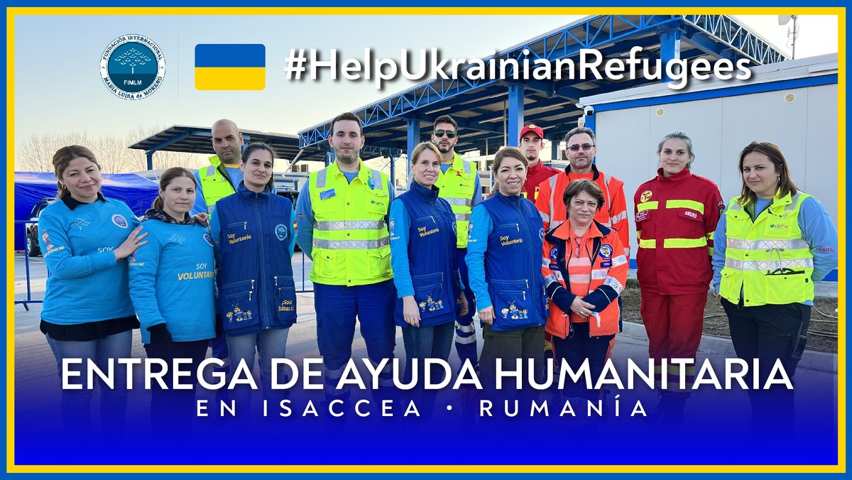 FIMLM's tweet photo. Conoce los detalles de  nuestra primera entrega de #AyudaHumanitaria en Isaccea, 🇷🇴Rumanía, como parte de la campaña 🇺🇦#HelpUkrainianRefugees liderada por la Dra. @MLpiraquive.

📽️Mira el video: https://t.co/pbCFL0TTwn

📨Haz tu donación: https://t.co/p3A18qawia https://t.co/jUhvs6TtSW
