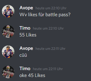 Avope's tweet photo. BEKOMME BEI 45 LIKES DEN BATTLE PASS VON @timofnbr_ PLS ❤️ &amp; ♻️ merke mir mit jedem &amp; follow back https://t.co/UIUCjgcxRd