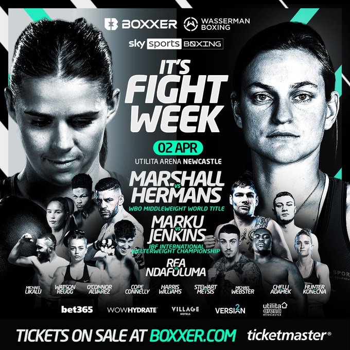 Boxing_UK_'s tweet image. 🥊🇬🇧 TICKET GIVEAWAY 🎟🎟

We have a PAIR OF TICKETS to give away for this weekend’s huge #MarshallHermans #MarkuJenkins Boxxer card at Newcastle Arena🏟

To enter simply RT this tweet

Winner will be chosen and announced on Thursday evening. Good Luck🙏