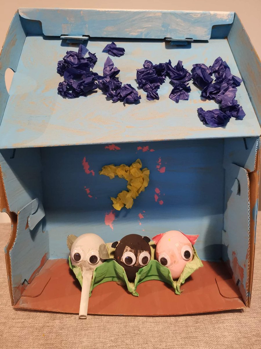 Lmort83's tweet photo. @CarnbroePS Both EM's 'egg'-cited about the Easter competition https://t.co/aFHQ6j88DO