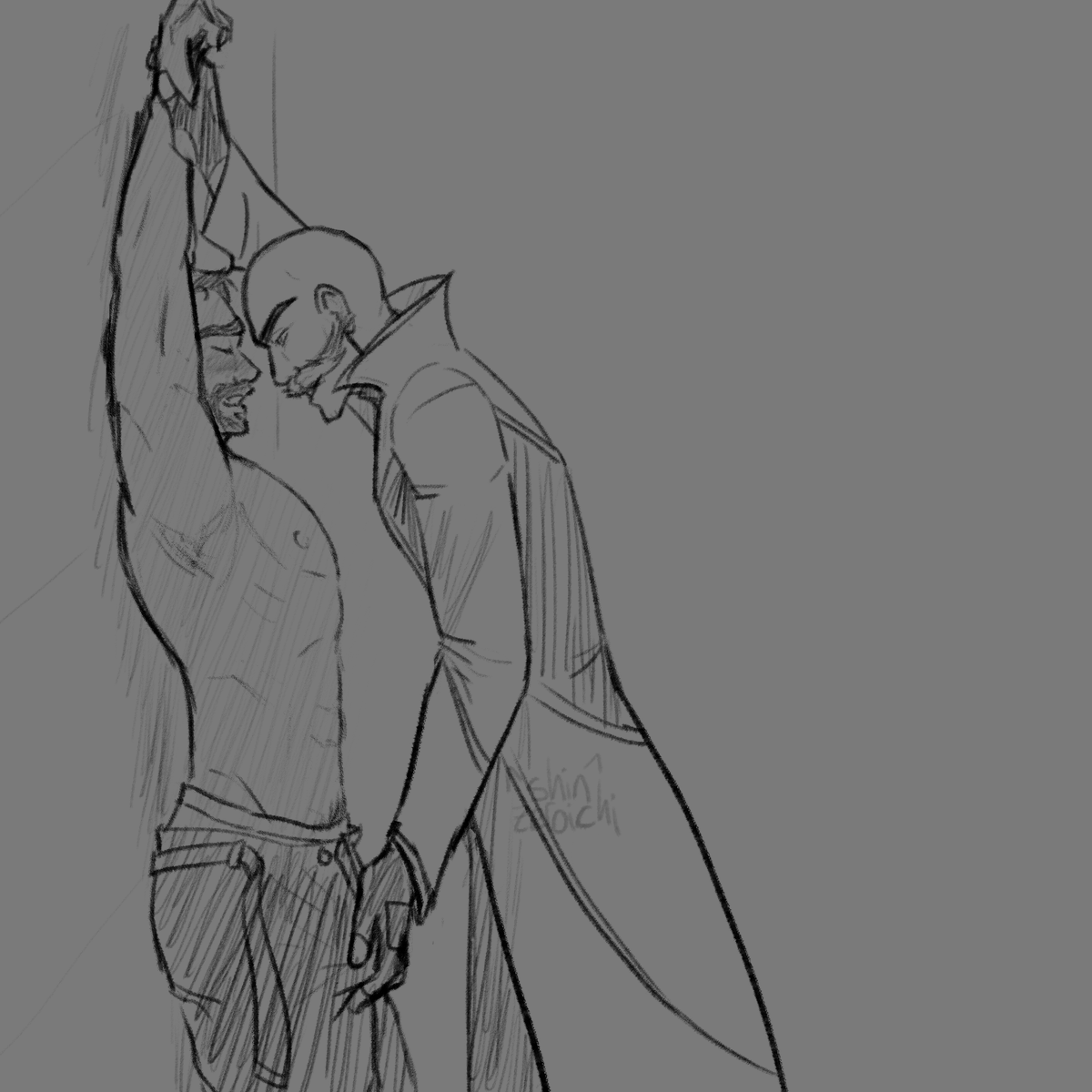 shin3rdimpact's tweet photo. Reward.
 
NSFW !!
old #stobotnik sketch that i never finished https://t.co/MOPey0Fl82