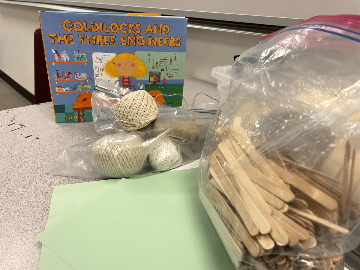 dierdreshetler's tweet photo. 7th graders at @CastroFineArts working on designing new innovations for fairy tales after reading Goldilocks and the 3 Engineers by @SueFliess (zip line for 3 pigs to escape, and a spring platform to send the wolf packing) https://t.co/8euBdXVqlr