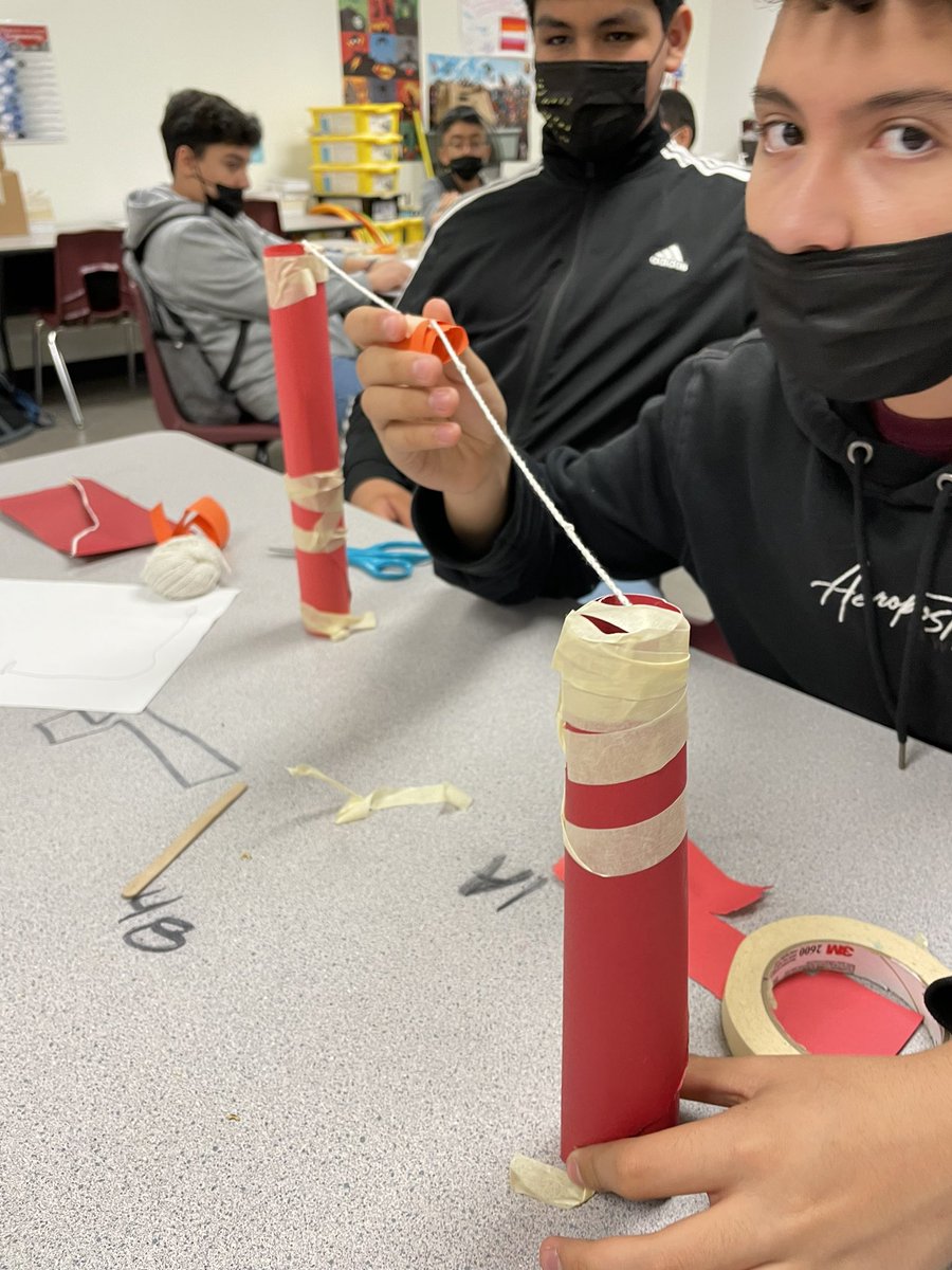 dierdreshetler's tweet photo. 7th graders at @CastroFineArts working on designing new innovations for fairy tales after reading Goldilocks and the 3 Engineers by @SueFliess (zip line for 3 pigs to escape, and a spring platform to send the wolf packing) https://t.co/8euBdXVqlr
