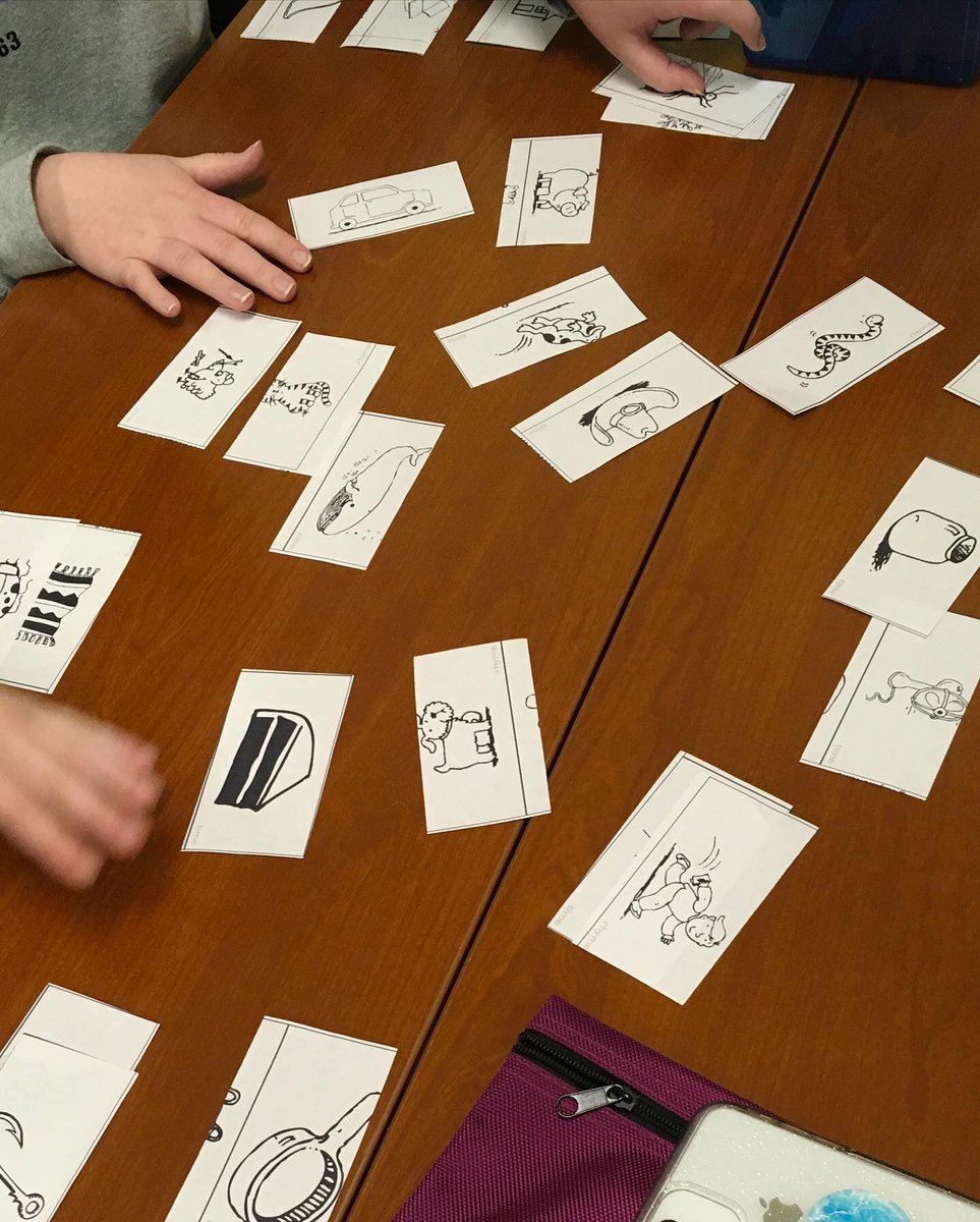 LitProfSuz's tweet photo. Phonemic awareness activities can be hands-on as K2 Literacy teacher candidates found out @kstatecoe @ksuedcats #foundationsofreading #scienceofreading https://t.co/ubKMDe9XAM