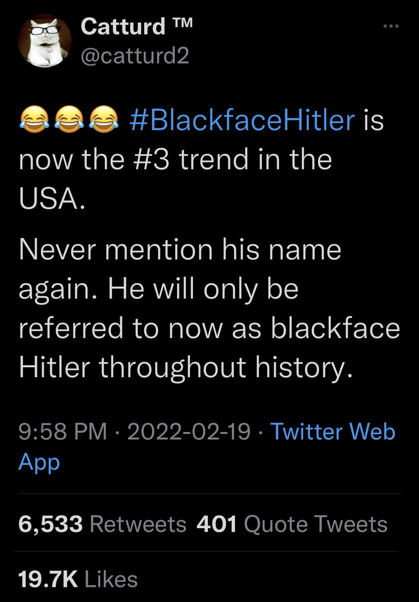 cla_902's tweet photo. @beynate She’s not the only one, check hashtags such as #BlackfaceHiltler #DickTaster #Dictatorship #TrudeauDictatorship #TrudeauDictatorshipMustGo or @AndersonAfDMdEP @mislavkolakusic @BernhardZimniok for more information. It’s quite inspirational to see how JT is referred to. https://t.co/kLfYvmVwJn