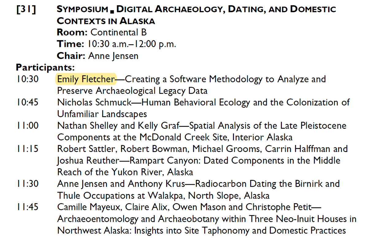 FletcherEmilyC's tweet photo. Excited to be presenting at #SAA2022 in just a few days--catch my talk about using software to decolonize legacy data collaboratively on Thursday morning. Looking forward to finally doing some networking too! #saa2022chicago https://t.co/Be9ju1krPD