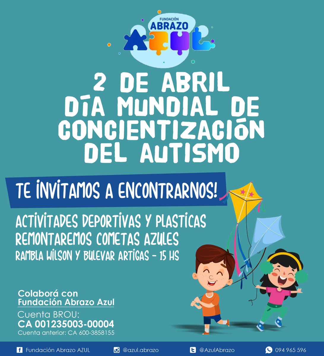 AzulAbrazo's tweet photo. Los esperamos para compartir una hermosa jornada!!!@Valeriaripoll3 https://t.co/zbA1nlbhW1