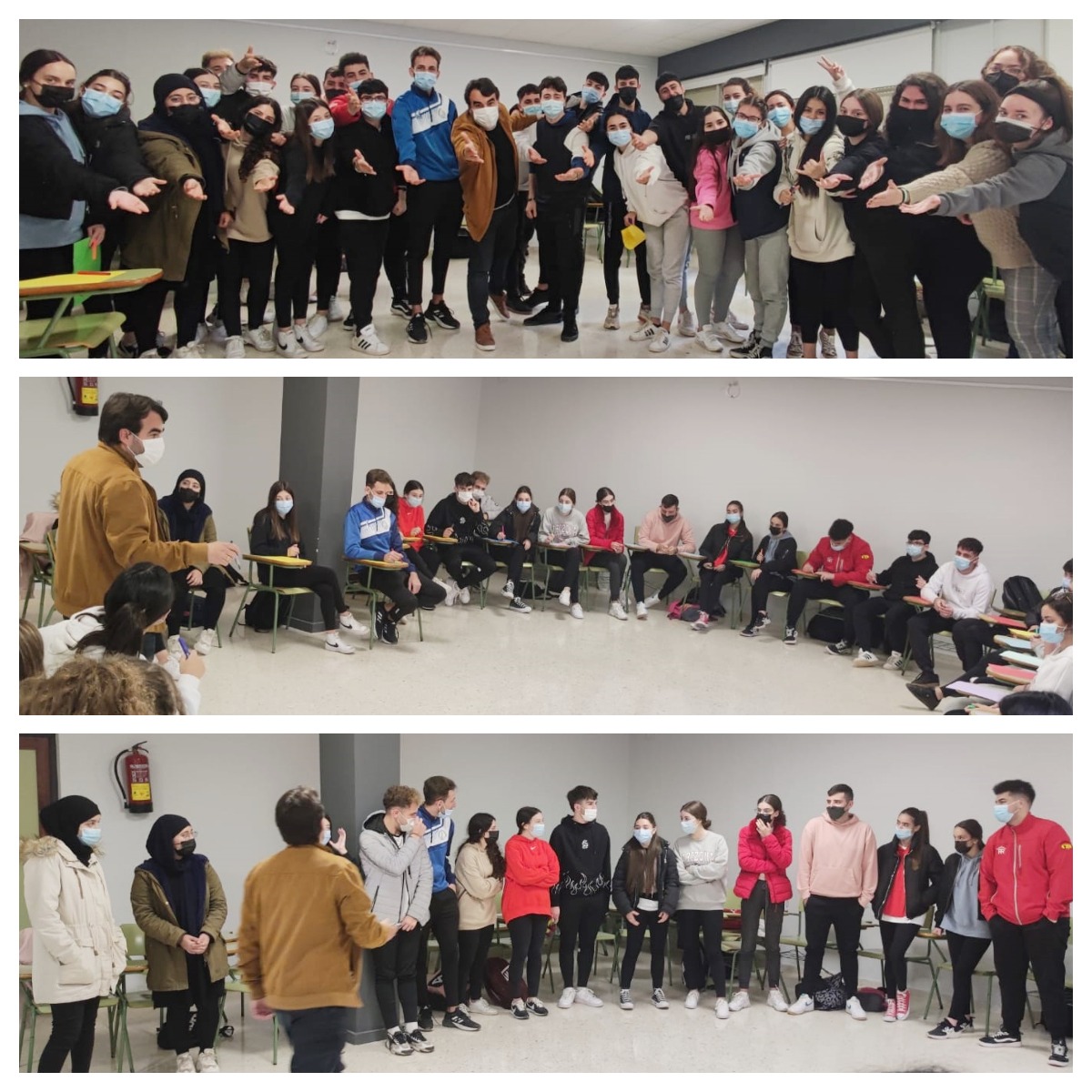 ies_campanillas's tweet photo. Hoy 2° de bachillerato ha participado en el taller ¿Qué objetivo tengo en mi vida? organizado por el #ProgramaInnicia e impartido por Antonio Márquez. La dinámica tiene como propósito final diferenciar entre sueño y objetivo alcanzable.
#iescampanillas #emprendimiento #educaand https://t.co/bU1BbAKO2O