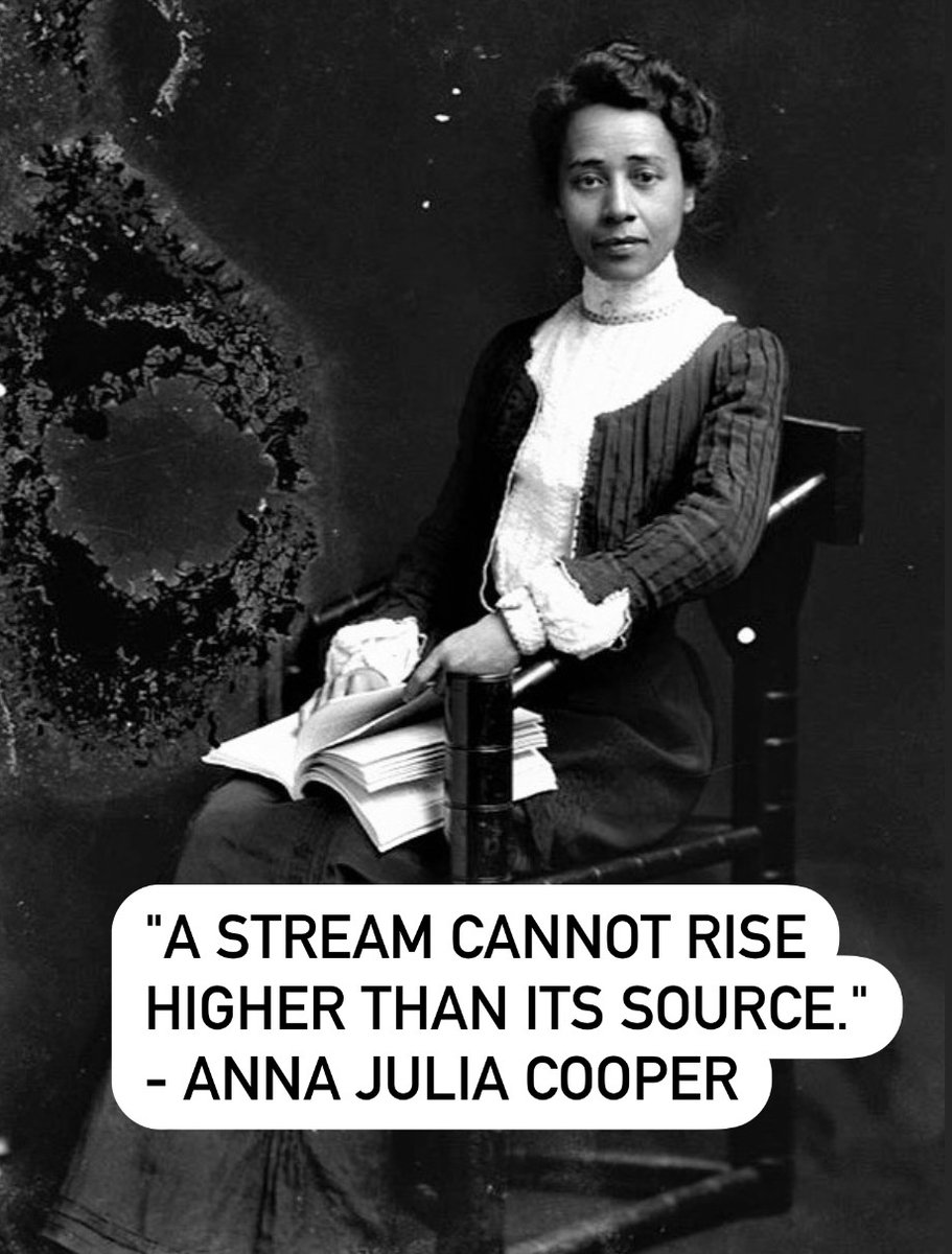 Today we honor educator, sociologist and Black liberation activist Anna Julia Haywood Cooper who was born enslaved and became the fourth Black woman to earn a doctoral degree and one of the most prominent scholars in U.S. history.

#EducationNOW #DTECTag #WomensHistoryMonth