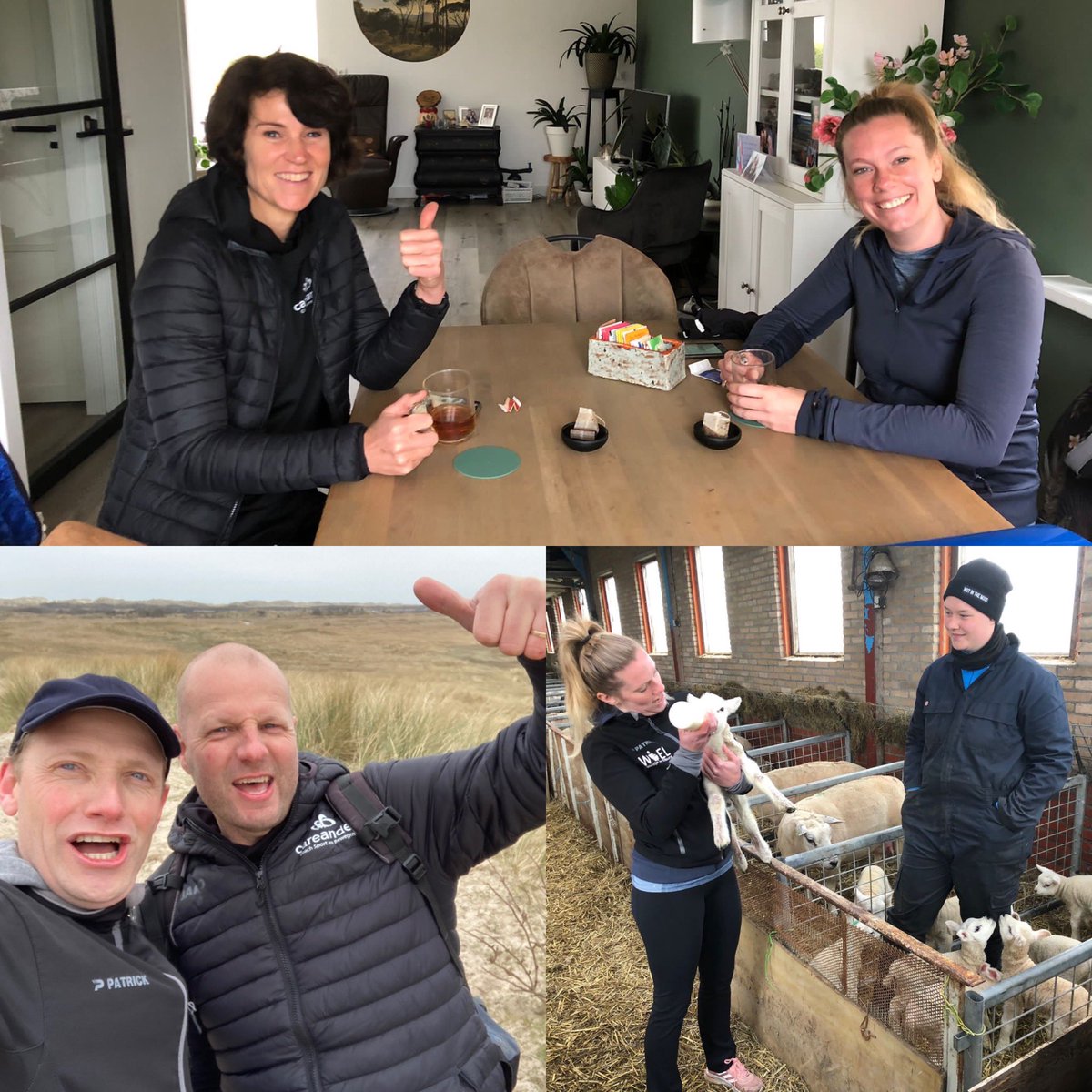 b2gveluwe's tweet photo. Het was koud op #Ameland gister, maar toch gingen alle duimpjes omhoog: route verkend, contactpersonen gesproken en de lammetjes gevoed 😉.
Dat gaat helemaal goed komen van 10-13 juni met onze mooie groep!
#inclusie #inclusiefsporten https://t.co/23Y2yGsQqW