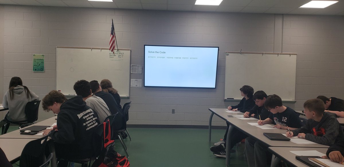 AshleyC84665868's tweet photo. Binary code scavenger hunt, solving the code to find clues that led to candy. https://t.co/F6CKA9VkAp https://t.co/yWKH3aHcMi