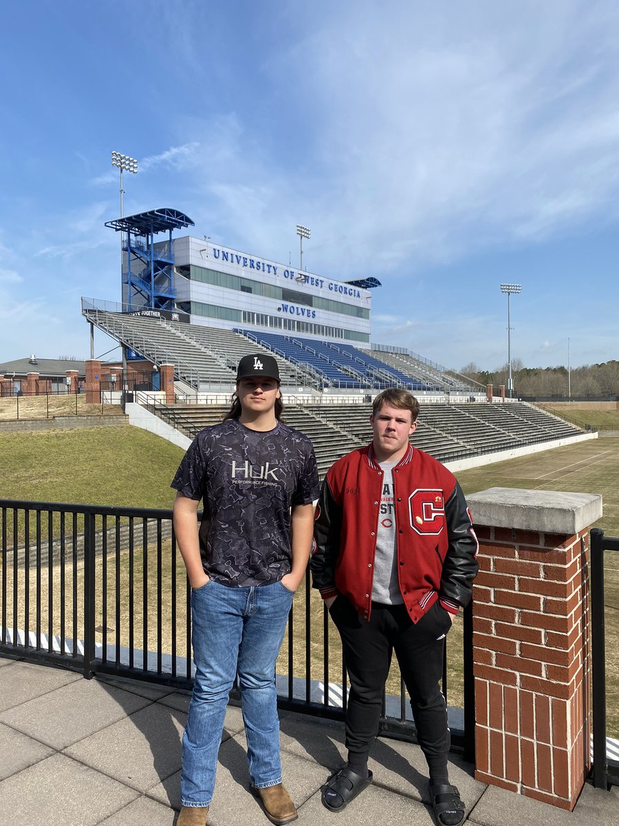 Thank you for the hospitality on my visit to <a href="/UWGFootball/">West Georgia Football</a> <a href="/CoachMasters/">Nate Masters</a> <a href="/CavsRecruits/">Callaway Football</a> <a href="/Caraway6/">Andrew Caraway</a>