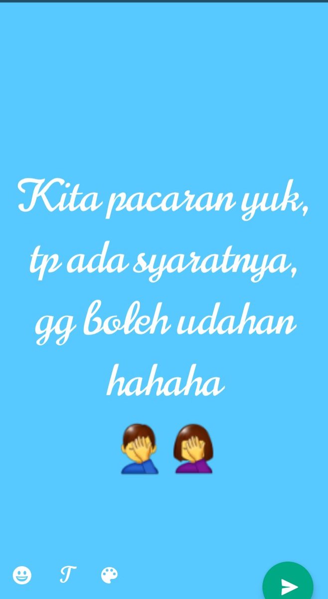 Pacaran mulu ga nikah², gituh?!?
Status pagi yg membagongkan..

Jangan lupa tersenyum hari ini
Happy Wednesday, tweeps 
🙏🥰🤟