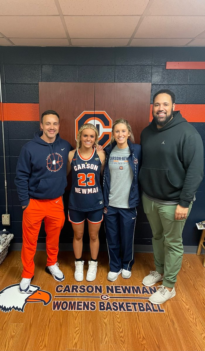 HaworthKarli's tweet photo. Had a great visit today at Carson Newman with @MikeMincey @Coach_Burstrom and @DuddyNickles !! Thank you so much for taking the time to show me around! Super blessed to receive an offer to play at CN!!🧡🧡 https://t.co/jEtw2VQt4j