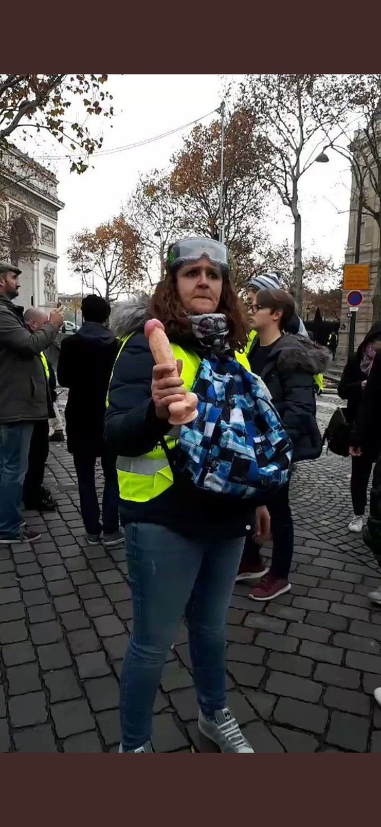 PapierVolant33's tweet photo. @leparisien_pol C'est donc ça la démocratie vue par les #GiletsJaunes !!! #Ludosky rien à cirer retourne dans ta caisse https://t.co/0BobU5FSRF