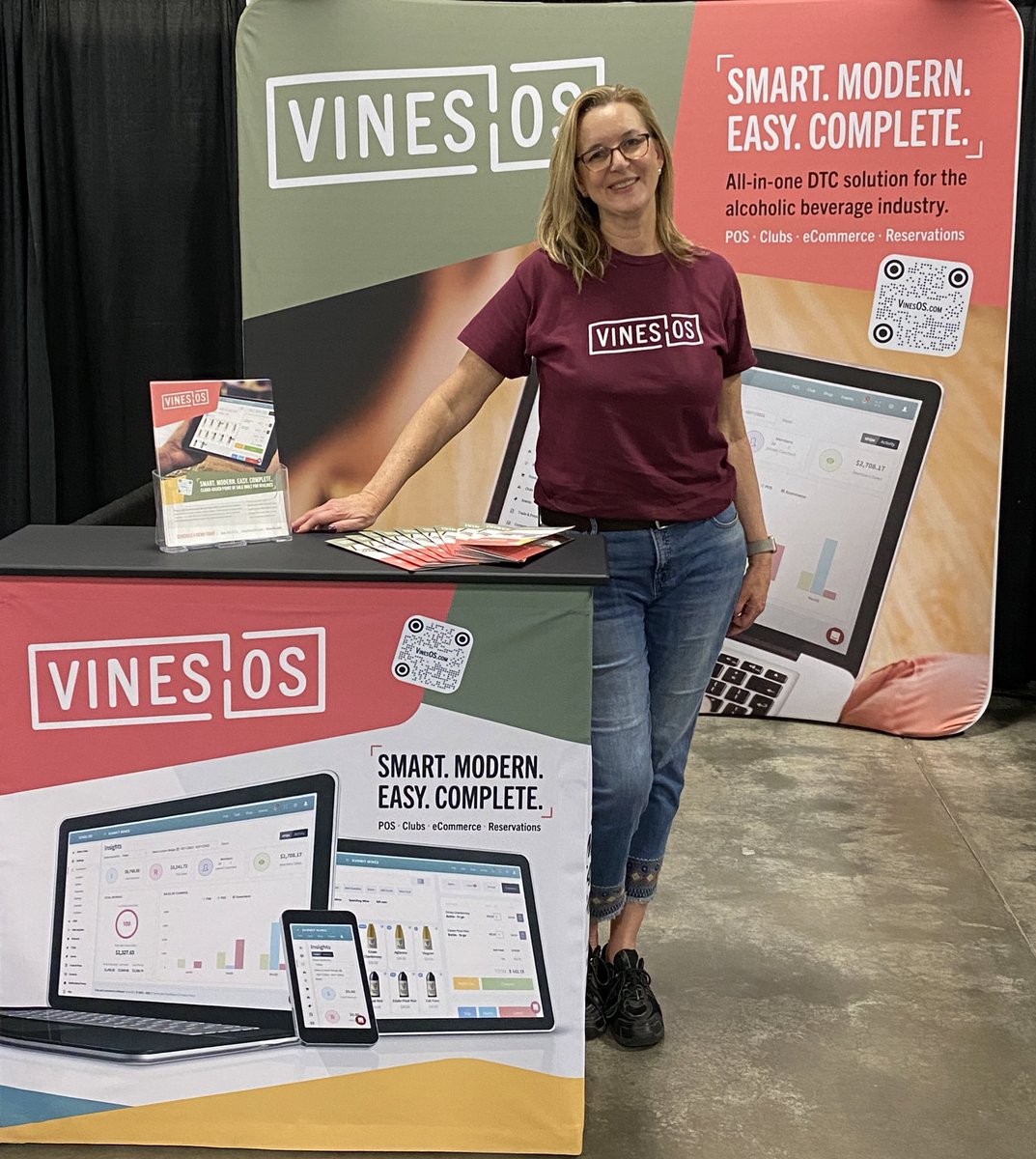 Are you looking for a modern, all-in-one, flat-rate priced solution for your direct-to-consumer sales? NOW you have a competitive NEW option. Say hello tomorrow at WiVi, booth #710, and discover the new VinesOS! 

#VinesOS #DTC #POS #eCommerce #Reservations #Inventory