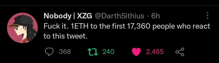 RAVE_ASSx's tweet photo. @DarthSithius 3,073rd interacrtion. :) https://t.co/Fz2Zc1CGkl