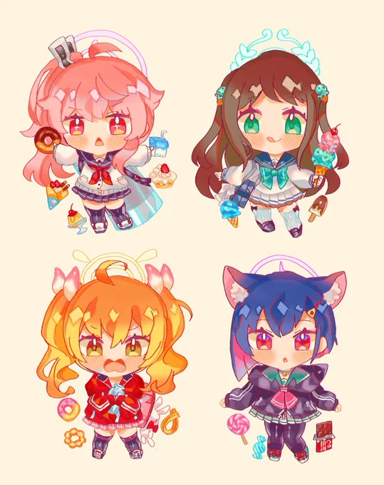 放課後スイーツ部
🍰🍮🍩🍨
#ブルアカ 
