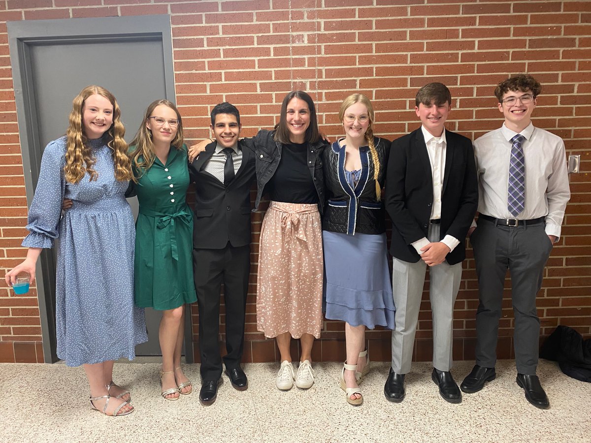 AFienup's tweet photo. These humans. They make my world a better place ❤️ Congrats to all the students inducted into @NHSsaydel tonight and a special shout out to these AP gov rockstars! https://t.co/zY0yFogNpO