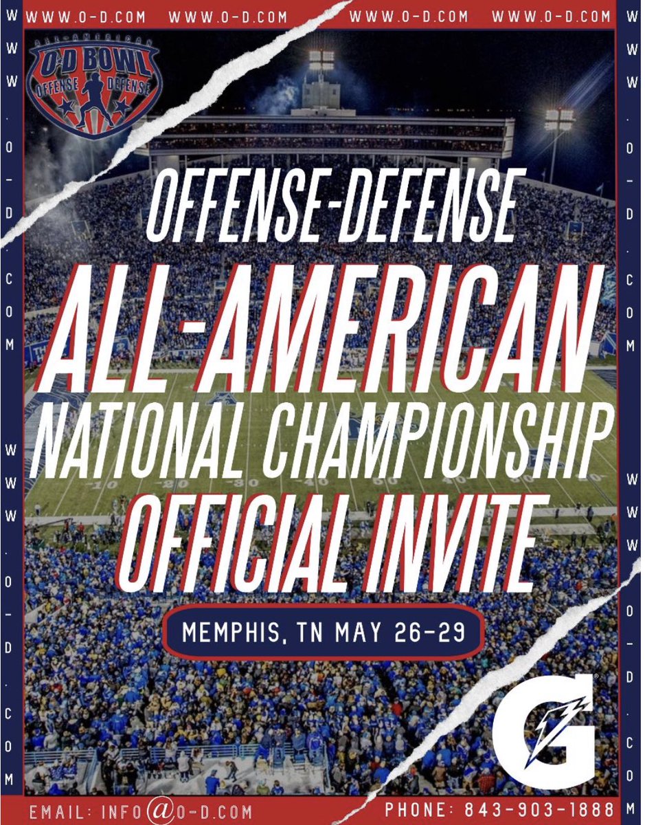Ridgeredd's tweet photo. Blessed to receive an invite to an offense- defense ALL-AMERICAN bowl @NwGaFootball @SonoravilleWts @SHSPhoenixFB https://t.co/0hyurdda0B